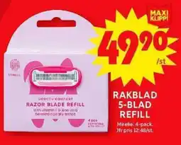 ICA Maxi MIRELLE Rakblad 5-blad refill erbjuda