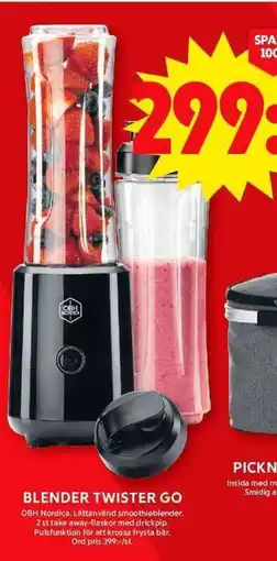 ICA Maxi Blender twister go erbjuda