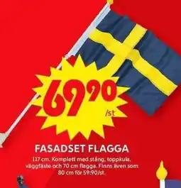 Fasadset flagga