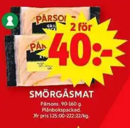 ICA Maxi PÄRSONS Smörgåsmat erbjuda
