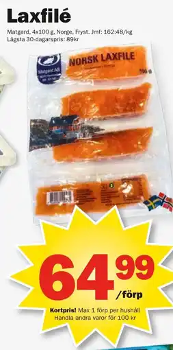 Pekås MATGARD Laxfilé erbjuda