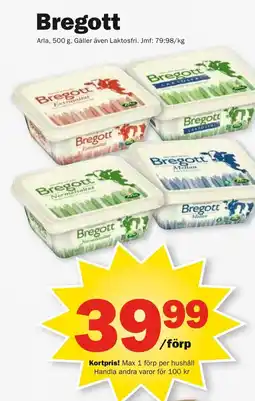 Pekås ARLA Bregott erbjuda
