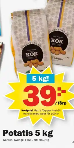 Pekås Potatis erbjuda