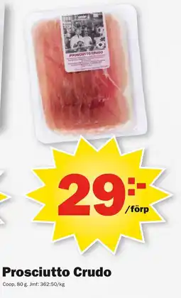 Pekås COOP Prosciutto crudo erbjuda