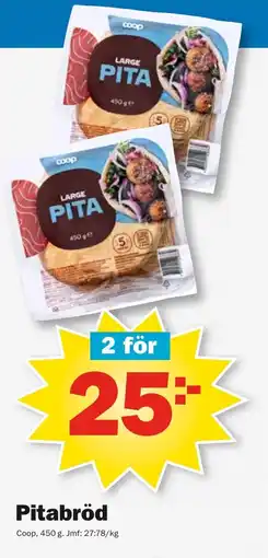 Pekås COOP Pitabröd erbjuda