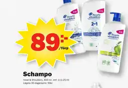 Pekås HEAD & SHOULDERS Schampo erbjuda