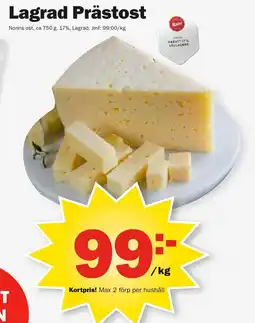 Pekås Lagrad prästost erbjuda
