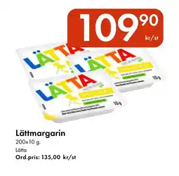Snabbgross LÄTTA Lättmargarin erbjuda