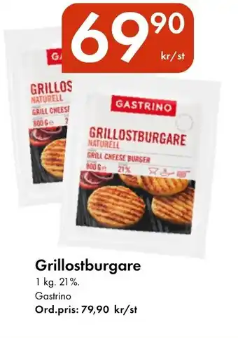 Snabbgross GASTRINO Grillostburgare erbjuda
