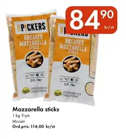 Snabbgross Mozzarella sticks erbjuda