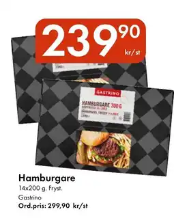 Snabbgross GASTRINO Hamburgare erbjuda