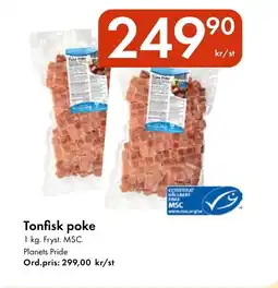 Snabbgross Tonfisk poke erbjuda