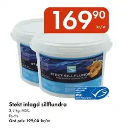 Snabbgross Stekt inlagd sillflundra erbjuda