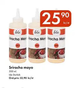 Snabbgross IDA Sriracha mayo erbjuda