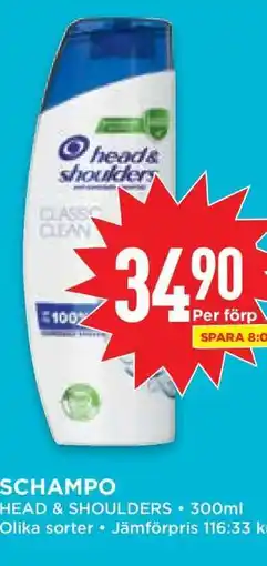 Willys Schampo Head & Shoulders erbjuda