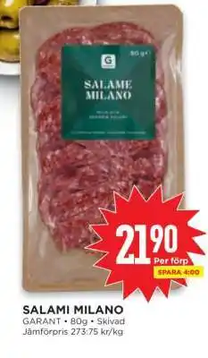 Willys Salami Milano erbjuda