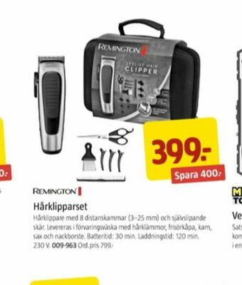 Jula Remington Hårklippare erbjuda
