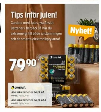 Jula Anslut Batterier erbjuda