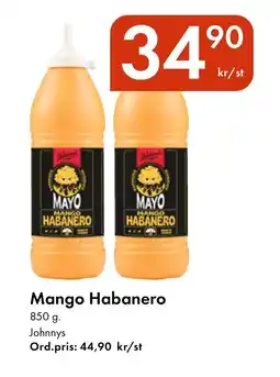Snabbgross JOHNNY'S Mango habanero erbjuda