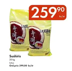 Snabbgross LOTUS Sushiris erbjuda