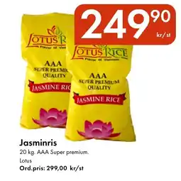 Snabbgross LOTUS Jasminris erbjuda