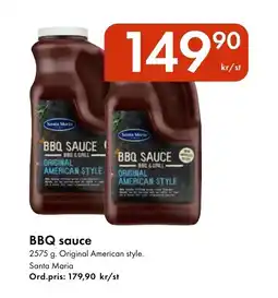 Snabbgross SANTA MARIA Bbq sauce erbjuda