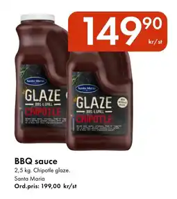Snabbgross SANTA MARIA Bbq sauce erbjuda
