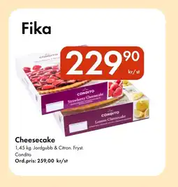 Snabbgross CONDITO Cheesecake erbjuda