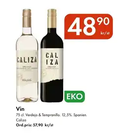 Snabbgross CALIZA Vin erbjuda