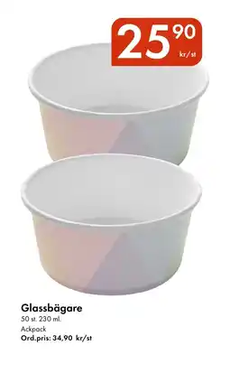 Snabbgross Glassbägare erbjuda