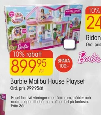 EKO Barbie Dockhus erbjuda