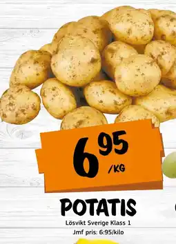 Bazaar Food market Potatis erbjuda