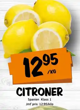 Bazaar Food market Citroner erbjuda