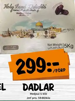 Bazaar Food market Dadlar erbjuda