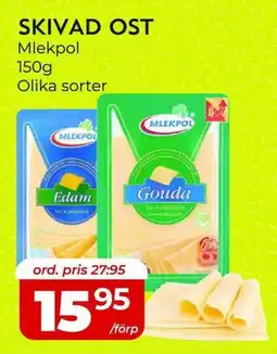 Matrix Butikerna MLEKPOL Skivad ost erbjuda