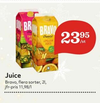 Hemköp Bravo Juice erbjuda