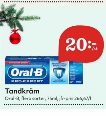Hemköp Oral-B Tandkräm erbjuda