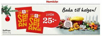 Hemköp Garant Saffran erbjuda