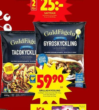 ICA Kvantum Guldfågeln Kycklingdelar erbjuda