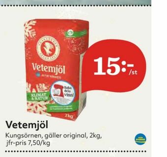 Hemköp Kungsörnen Vetemjöl erbjuda