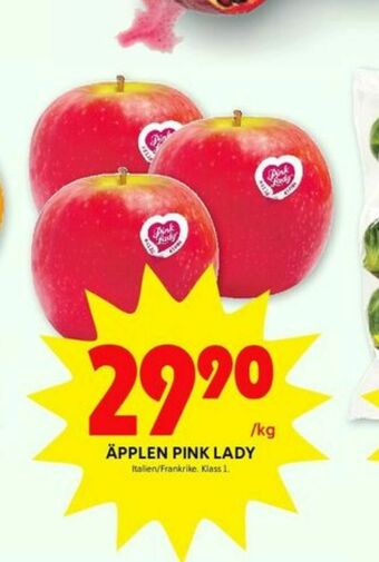 ICA Kvantum Pink Lady Äpplen erbjuda