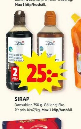 ICA Kvantum Dansukker Sirap erbjuda