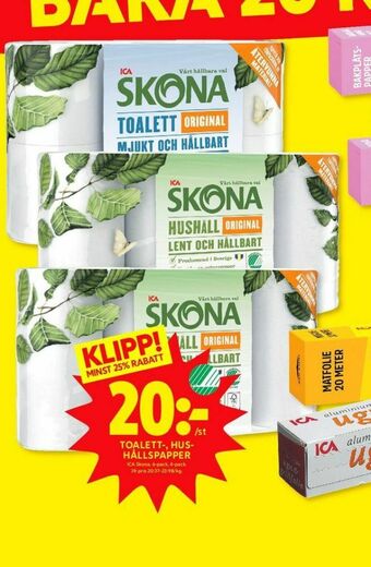 ICA Kvantum Skona Hushållsduk erbjuda
