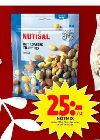 ICA Maxi Nutisal Nötter erbjuda