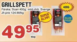 Nya Pulsen SCAN Grillspett erbjuda