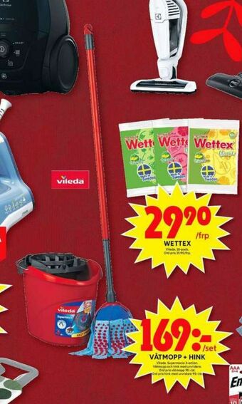 ICA Maxi Vileda SuperMocio Moppset erbjuda