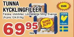 Nya Pulsen Tunna kycklingfileér erbjuda