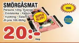 Nya Pulsen PÄRSONS Smörgåsmat erbjuda