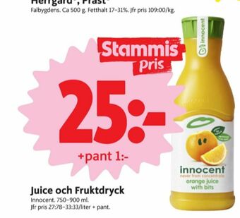 ICA Nära Innocent Juice erbjuda