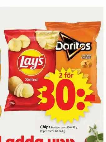 ICA Supermarket Doritos Snacks erbjuda
